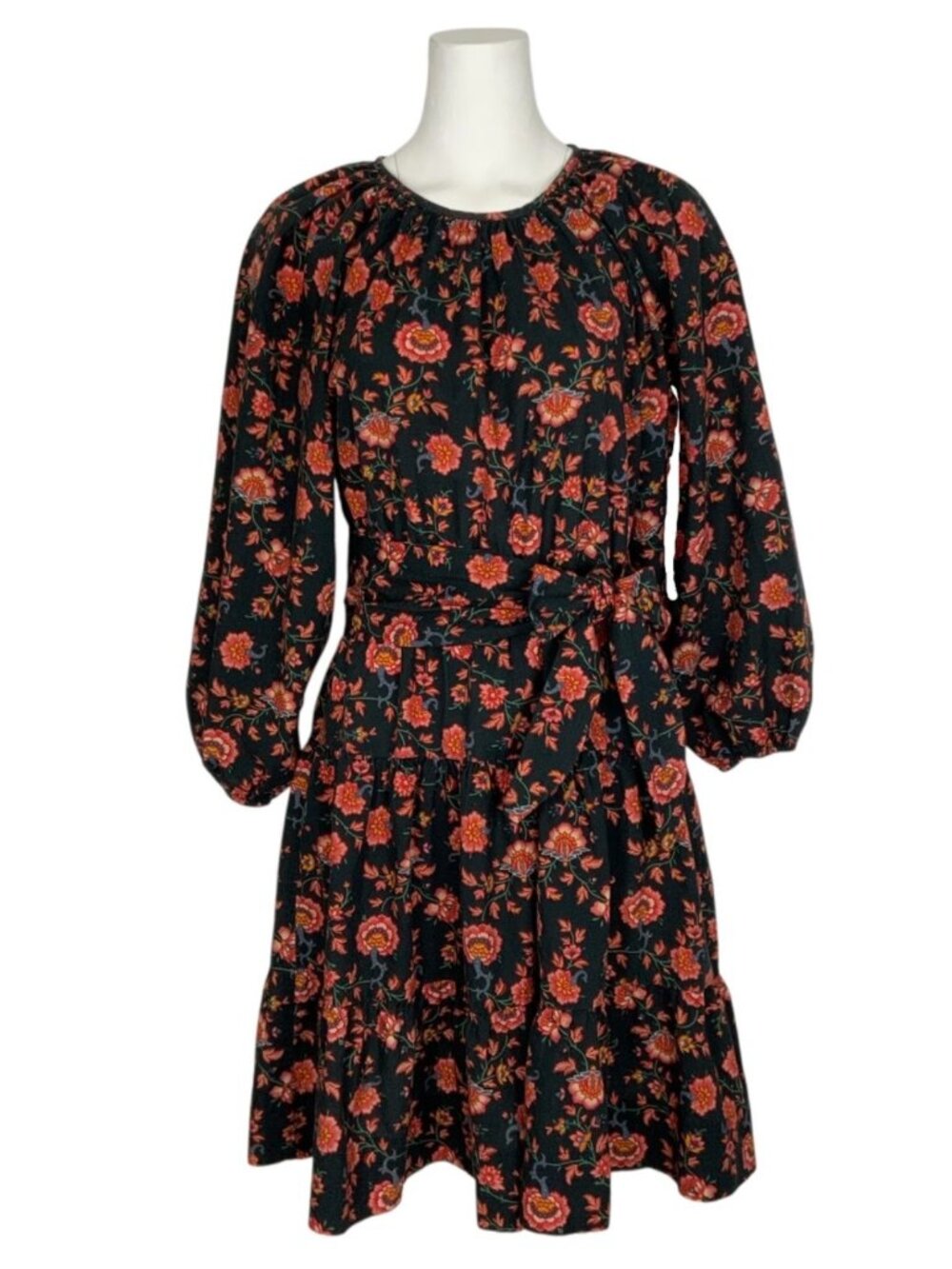 The Great. The Bluff Dress 3 US L Antique Floral Mini